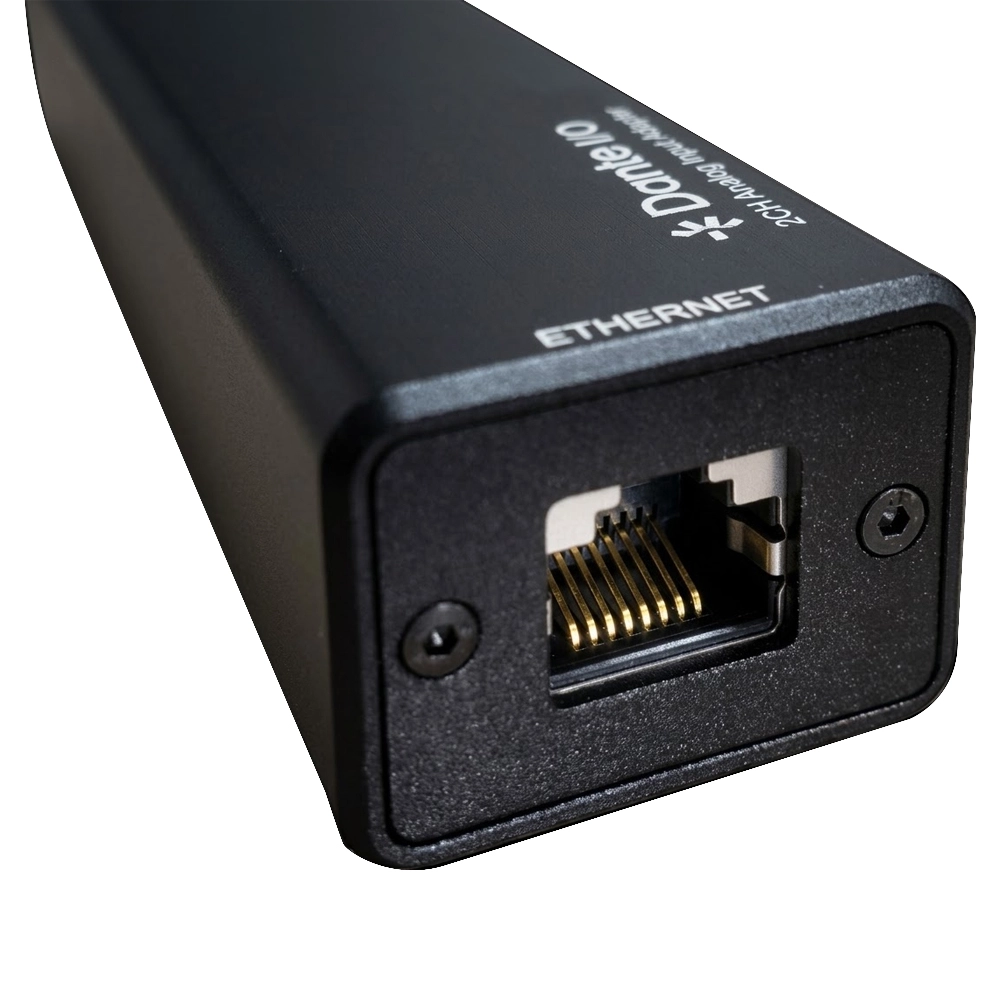 Adaptador Dante via Ethernet com 2 XLR Fêmea - Sonic Flow