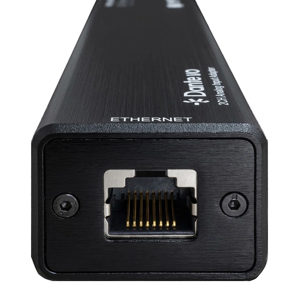Adaptador Dante via Ethernet com 2 XLR Fêmea - Sonic Flow