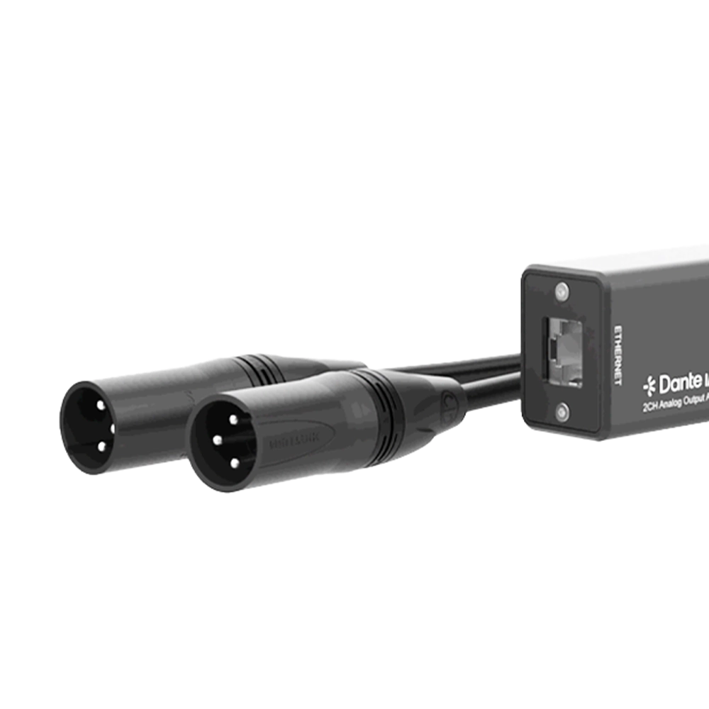 Adaptador Dante 2 XLR Macho para RJ45 Fêmea Cretone (SONIC FLOW)