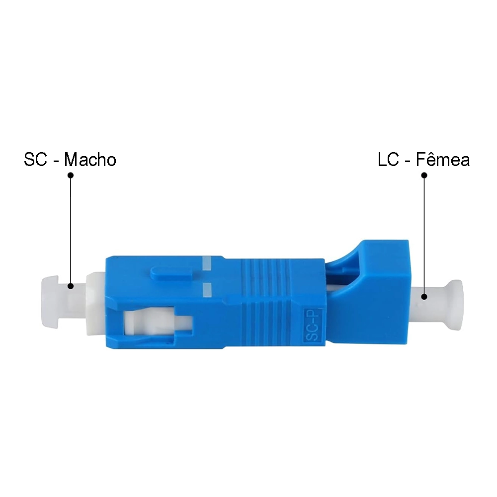 ADAPTADOR ÓPTICO SC MACHO X LC FEMEA UPC SM 9/125 (CG)