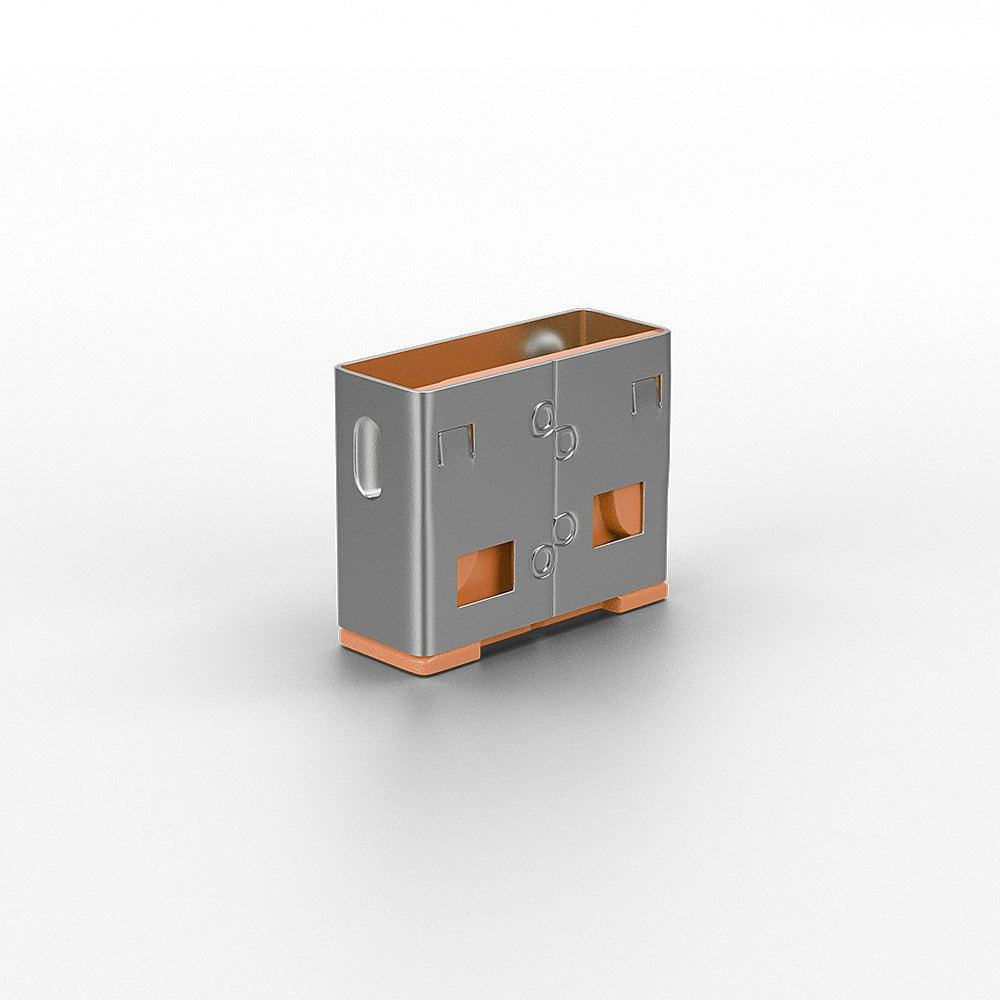 BLOQUEADOR DE PORTA USB-A 10-BLOKERS LARANJA (LINDY)