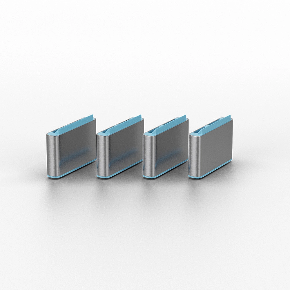 BLOQUEADOR DE PORTA USB-C 10-BLOKERS AZUL (LINDY)