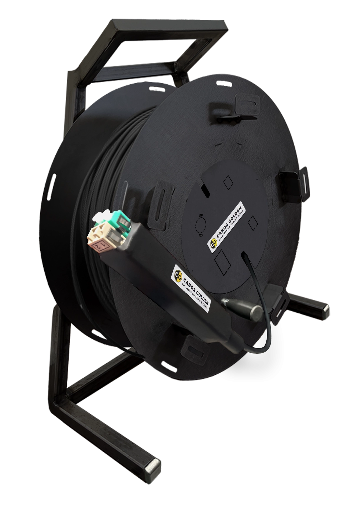BOBINA PARA CABOS COM SUPORTE ATÉ - PROFISIONAL - 300M