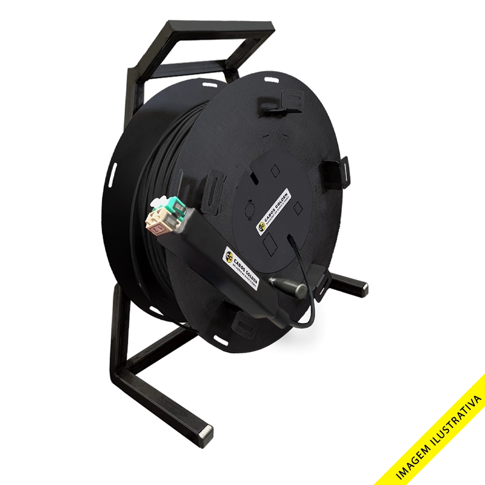  BOBINA PROFISIONAL PARA CABOS COM SUPORTE ATÉ - 500M