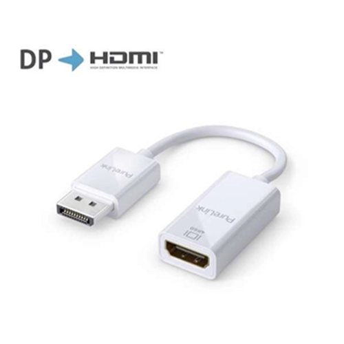 CABO ADAPTADOR DISPLAYPORT MACHO X HDMI FEMEA 2.0 4K 60HZ (PURELINK)