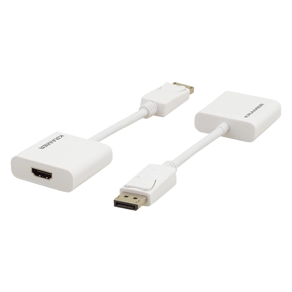 CABO ADAPTADOR DISPLAYPORT MACHO X HDMI FÊMEA 4K 60HZ MOD.011 (KRAMER) - 15CM