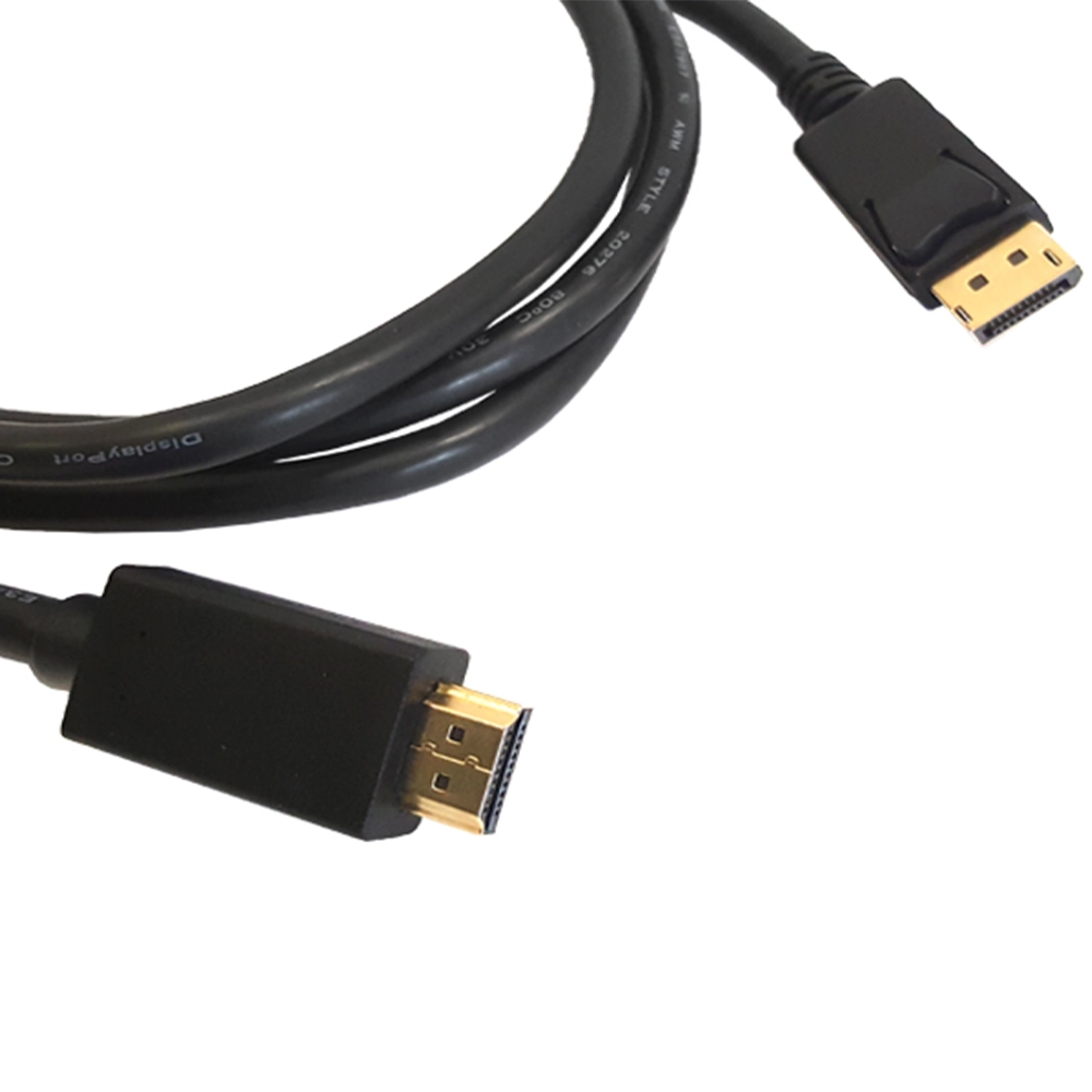 CABO ADAPTADOR DISPLAYPORT MACHO X HDMI MACHO 1080P (KRAMER) - 90CM