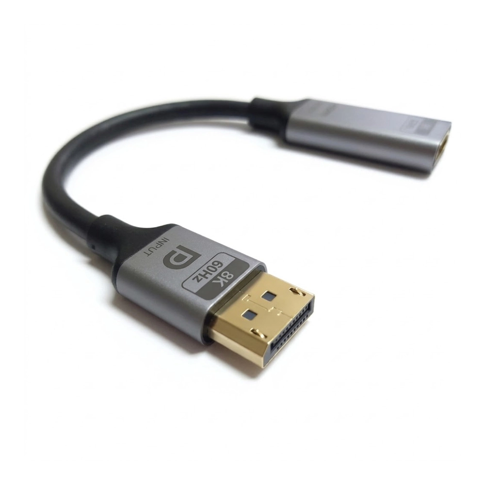 Cabo Adaptador DisplayPort para HDMI 8K 60Hz Ativo de 15 Centímetros - Cabos Golden