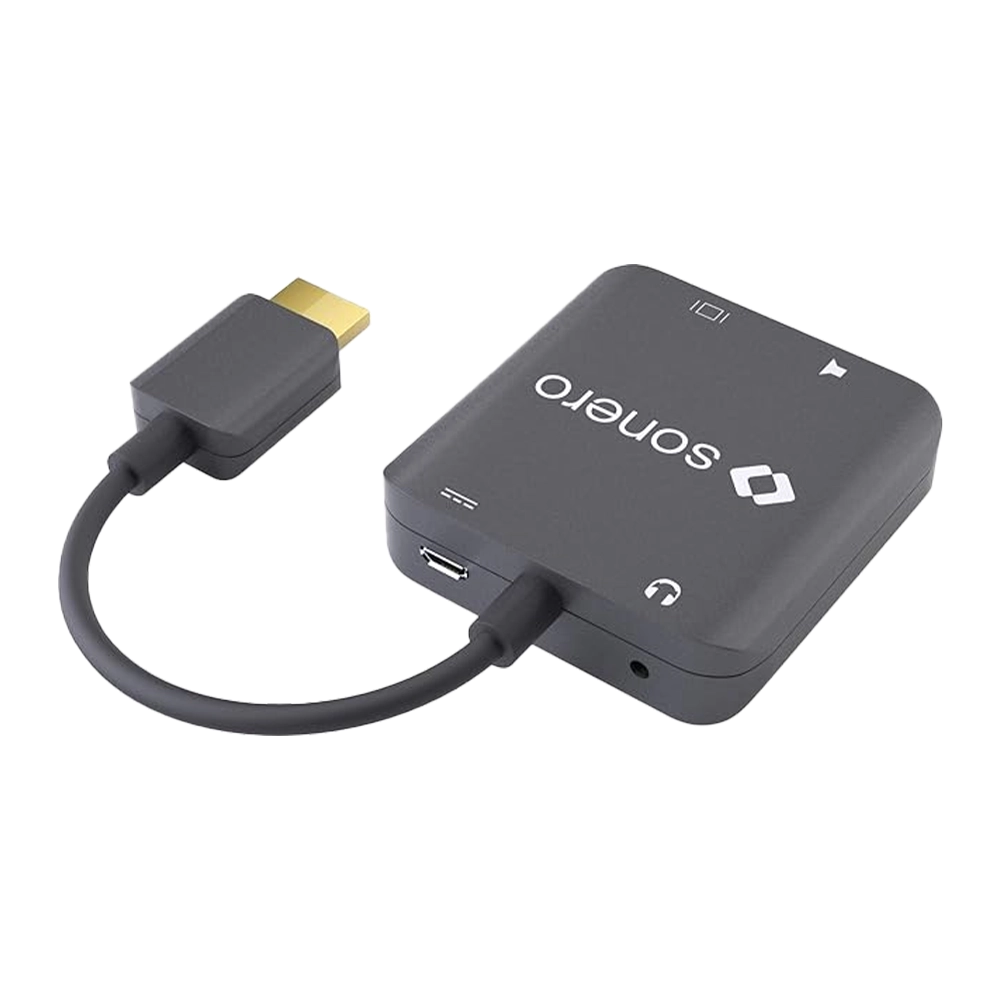 CABO ADAPTADOR EXTRATOR DE AUDIO HDMI X TOSLINK E HDMI 4K (SONERO)