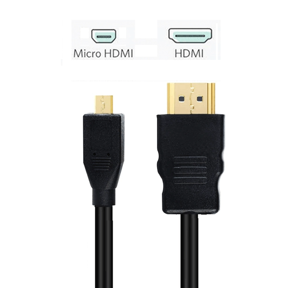 Cabo Adaptador Micro HDMI Para HDMI FULL HD 60Hz de 5 Metros