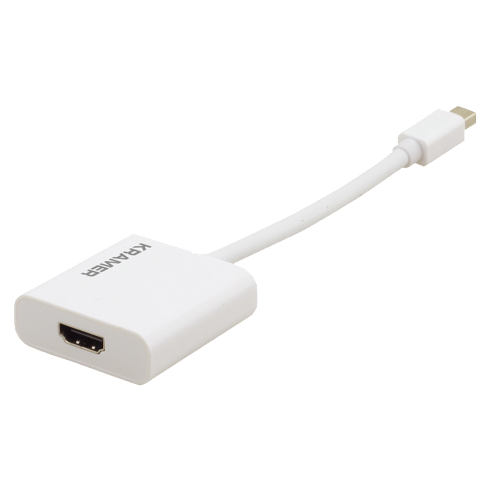 CABO ADAPTADOR MINI DISPLAYPORT MACHO X HDMI FÊMEA 4K 60HZ (KRAMER) - 15CM