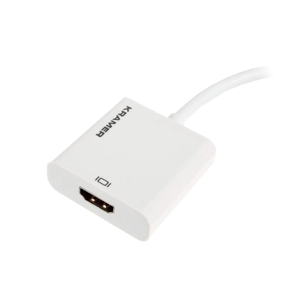 CABO ADAPTADOR MINI DISPLAYPORT MACHO X HDMI FÊMEA 4K 60HZ (KRAMER) - 15CM