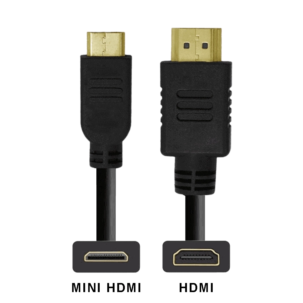 Cabo Adaptador Mini HDMI para HDMI Full HD de 3 Metros
