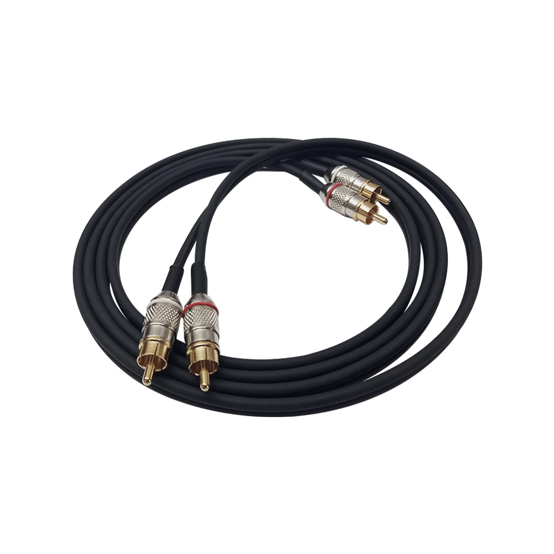 CABO DE AUDIO 2RCA MACHO X 2RCA MACHO (PROFISSIONAL) - 5M