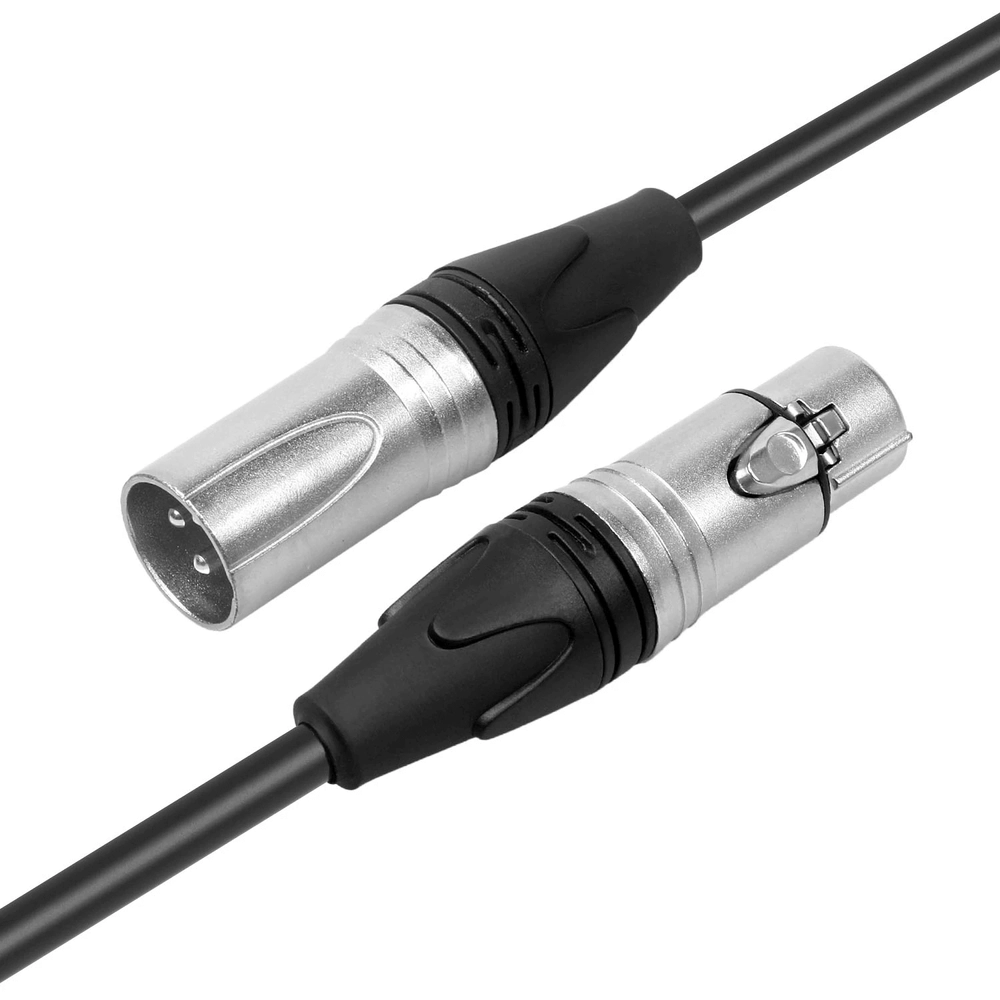 CABO DE MICROFONE XLR MACHO X XLR FÊMEA (PROFISSIONAL) - 10M