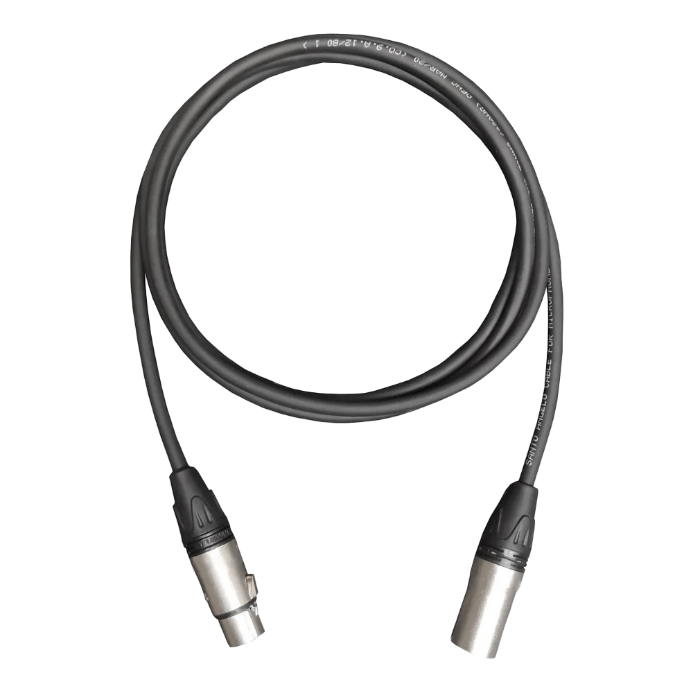 CABO DE MICROFONE XLR MACHO X XLR FÊMEA (PROFISSIONAL) - 7M