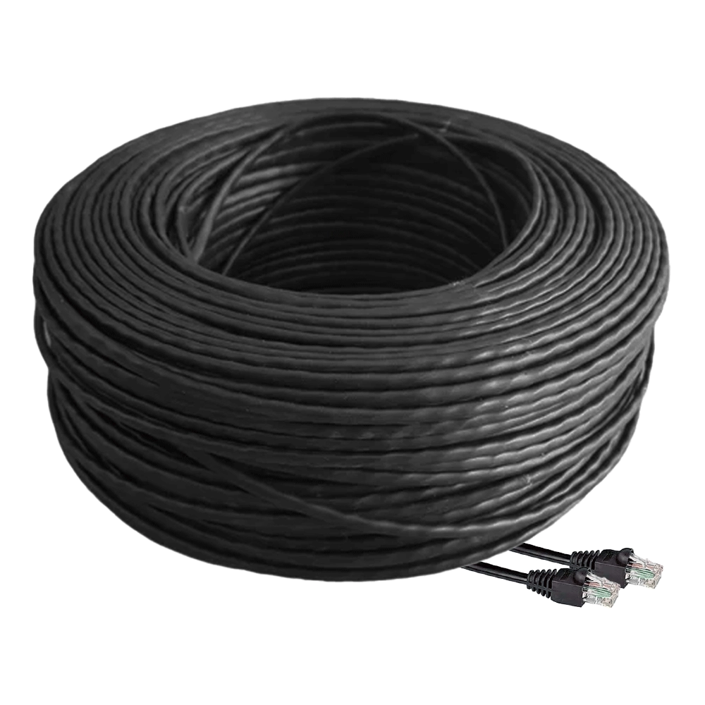 CABO DE REDE CAT5E U/UTP HOMOLOGADO - PRETO (MPT) - 100M