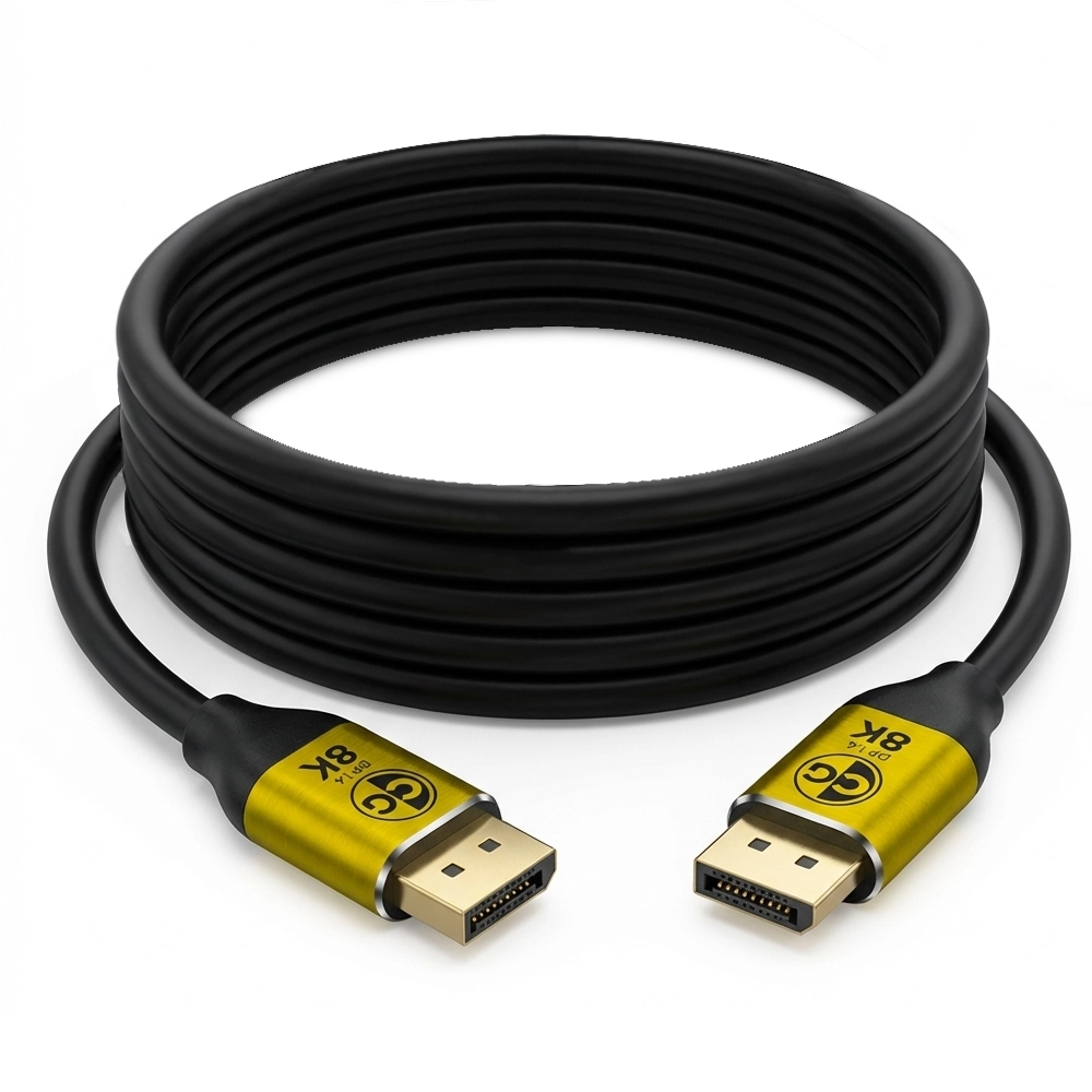 CABO DISPLAYPORT 1.4 8K 60HZ ULTRA HIGH SPEED COM HDR, DSC E ADAPTIVE SYNC (CG) – 1,8M