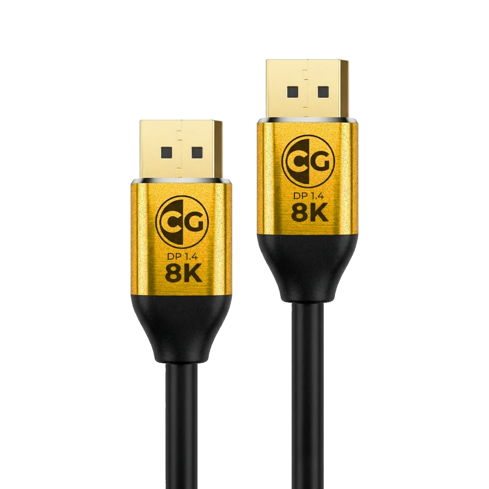 CABO DISPLAYPORT 1.4 8K 60HZ ULTRA HIGH SPEED COM HDR, DSC E ADAPTIVE SYNC (CG) – 1,8M