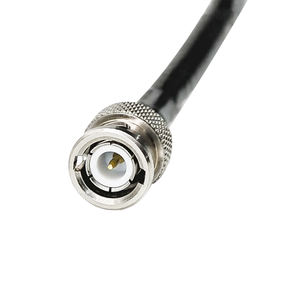 Cabo extensor BNC Macho para SDI Fêmea PRETO de 1 Metro