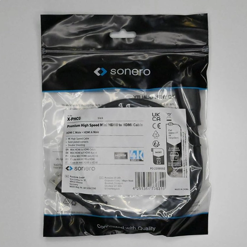 CABO HDMI 2.0 4K PREMIUM (SONERO) - 50CM