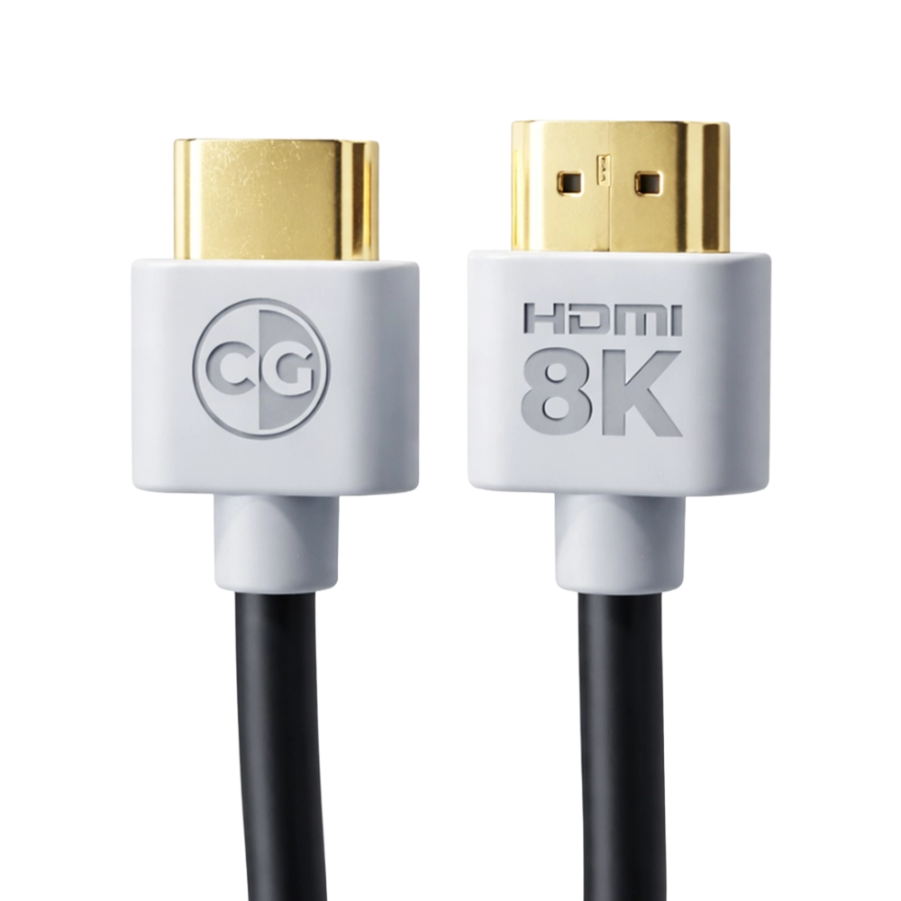 Cabo HDMI 2.1 8K 60HZ HDR 48GBPS Com fio Slim de 4,5MM 100% Cobre (Cabos Golden) - 3m