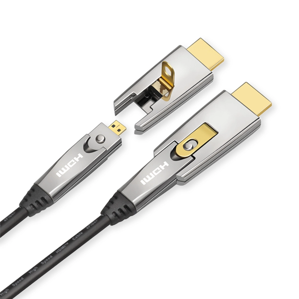 CABO HDMI 2.1 FIBRA ÓPTICA 8K 60HZ 48GBPS COM PLUG DESTACÁVEL (CG) - 20M
