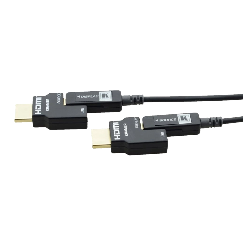 CABO HDMI ÓPTICO DESTACÁVEL 4K 60HZ 4:2:0 PROFISSIONAL COM FIO FINO (KRAMER) - 99,7M
