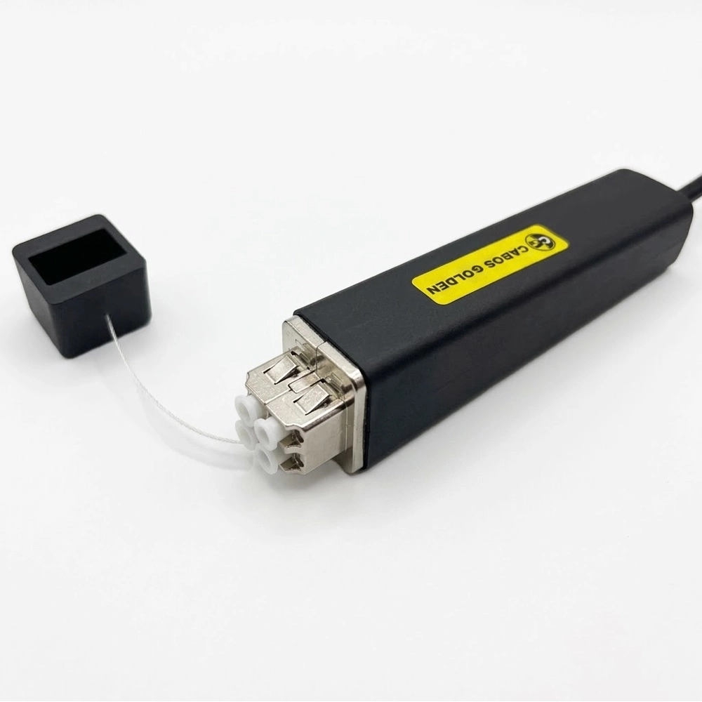 Cabo Óptico Multimodo 4LC/UPC Fêmea x 4LC/UPC Fêmea 4 Vias de 150m. com 4 Cordões Ópticos 2LC/UPCD Duplex OM3 de 2,5m.