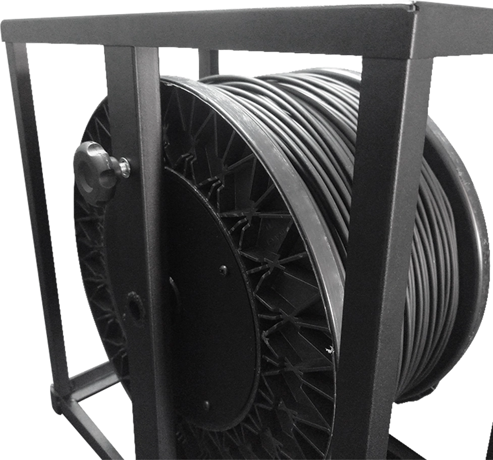 CABO OPTICO OM3 4LC/UPC M. X 4LC/UPC M. (MM) - LSZH - 5.0MM COM BLINDAGEM ARMORED (CG) DE 200M + CARRETEL DE 150M