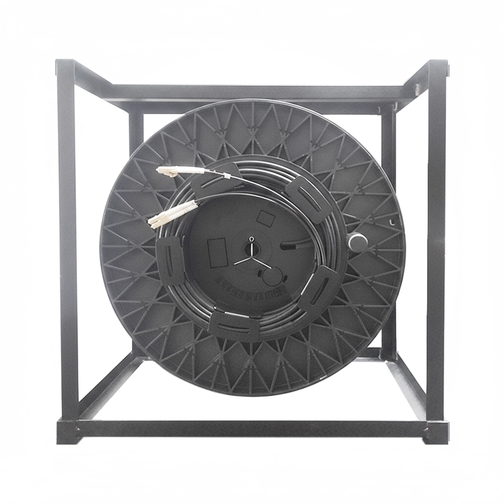 CABO OPTICO OM3 4LC/UPC M. X 4LC/UPC M. (MM) - LSZH - 5.0MM COM BLINDAGEM ARMORED (CG) DE 200M + CARRETEL DE 150M