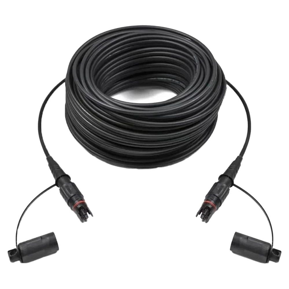 Cabo Óptico Optitap OM3 MPO/UPC Macho x MPO/UPC Macho 50/125 Multimodo de 12 Vias com LSZH Blindado - 100M