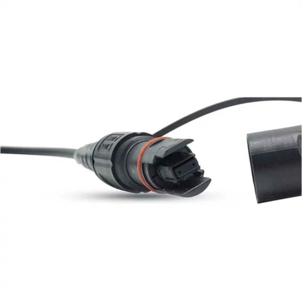 Cabo Óptico Optitap OM3 MPO/UPC Macho x MPO/UPC Macho 50/125 Multimodo de 12 Vias com LSZH Blindado - 100M