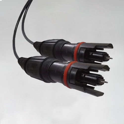 Cabo Óptico Optitap OM3 MPO/UPC Macho x MPO/UPC Macho 50/125 Multimodo de 12 Vias com LSZH Blindado - 100M