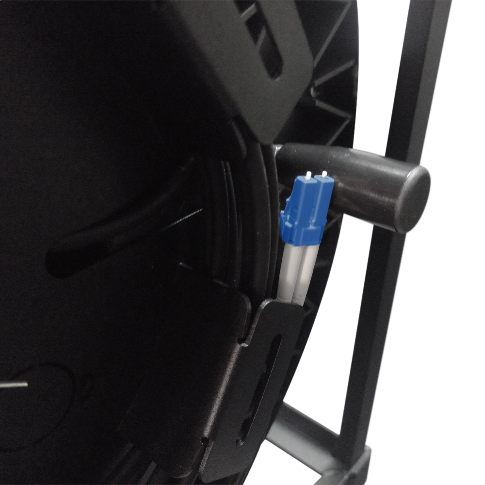 CABO OPTICO SINGLEMODE 2LC/UPC X 2LC/UPC 5.0MM DE ALTA TRAÇÃO COM LSZH (CG) - 200M + CARRETEL DE 200M