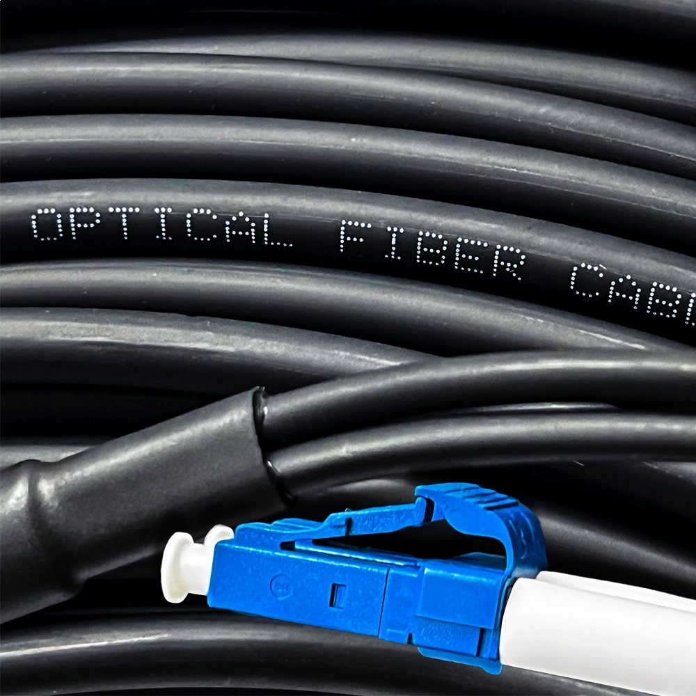 CABO OPTICO SINGLEMODE 2LC/UPC X 2LC/UPC 5.0MM DE ALTA TRAÇÃO COM LSZH (CG) - 200M + CARRETEL DE 200M