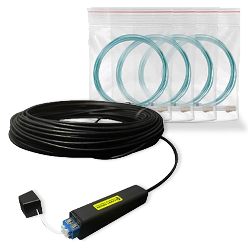 CABO ÓPTICO OM3 4LC/PC FEMEA X 4LC/PC FEMEA 4FO COM 4 PATCH CORDES ÓPTICOS OM3 DUPLEX - 500M