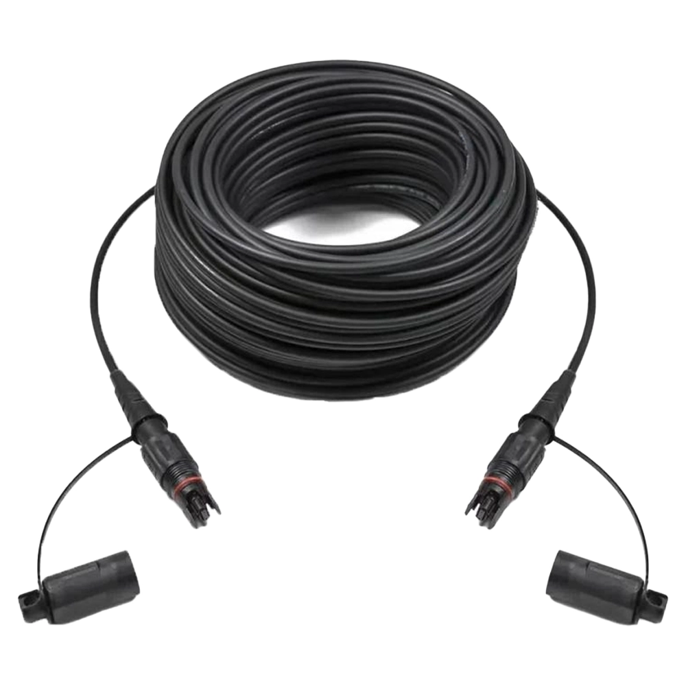 Cabo Óptico Optitap OM3 MPO/UPC Macho x MPO/UPC Macho 50/125 Multimodo de 12 Vias com LSZH Blindado - 200M