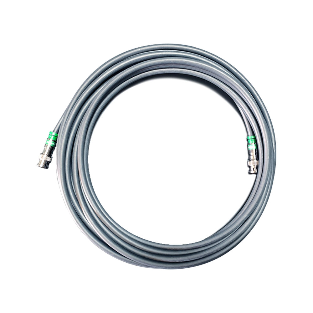 Cabo SDI Broadcast De 6GB Com Conectores BNC RG6 Da Kramer a Prova D'água de 10 Metros