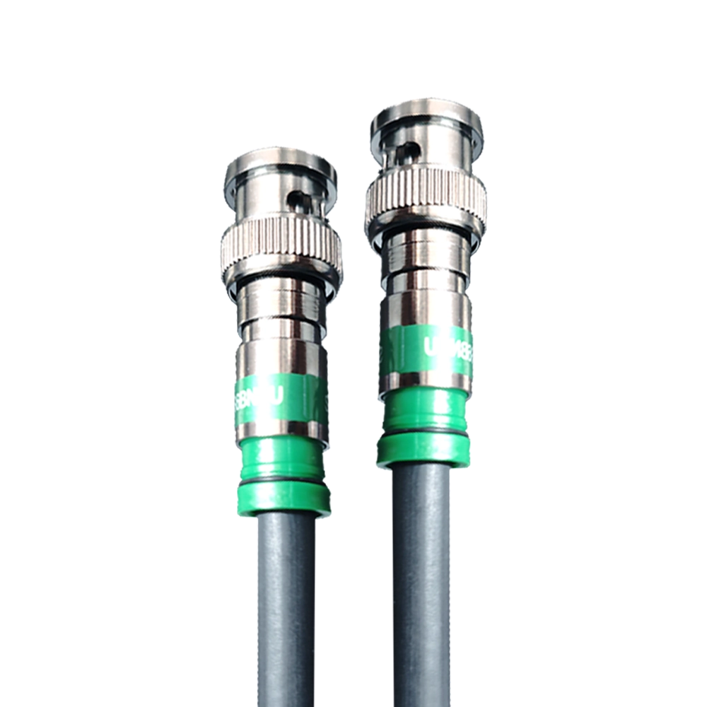 Cabo SDI Broadcast De 6GB Com Conectores BNC RG6 Da Kramer a Prova D'água de 15 Metros