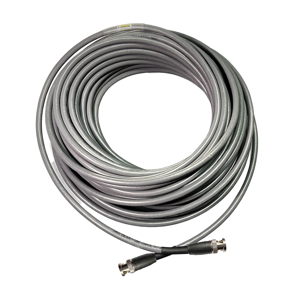 Cabo SDI Broadcast RG6 12G Ultra HD 4K com Conexão BNC de 50 Centimetros