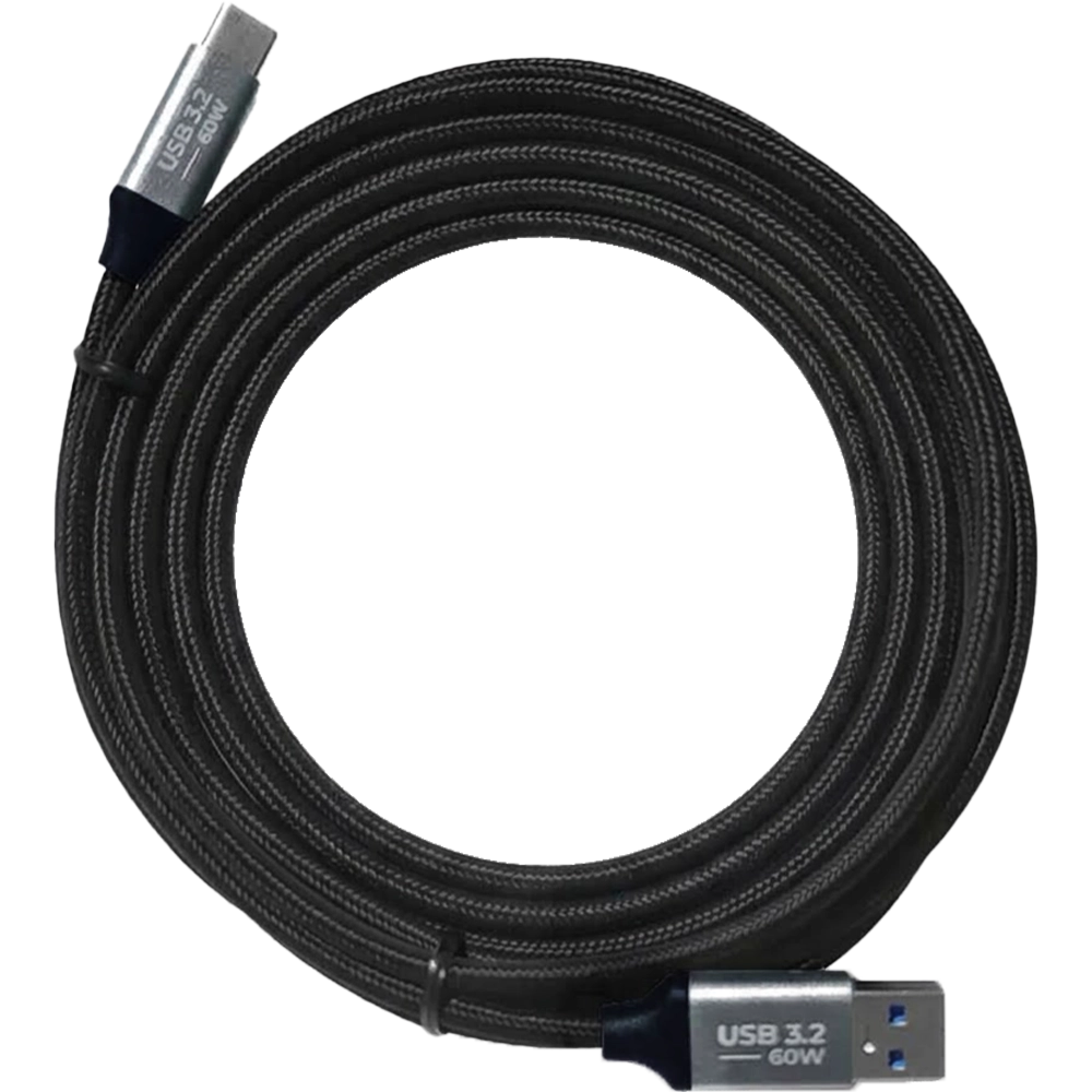 Cabo USB-A para USB-C 3.2 GEN2 5Gbps 60W de 2 Metros - Cabos Golden