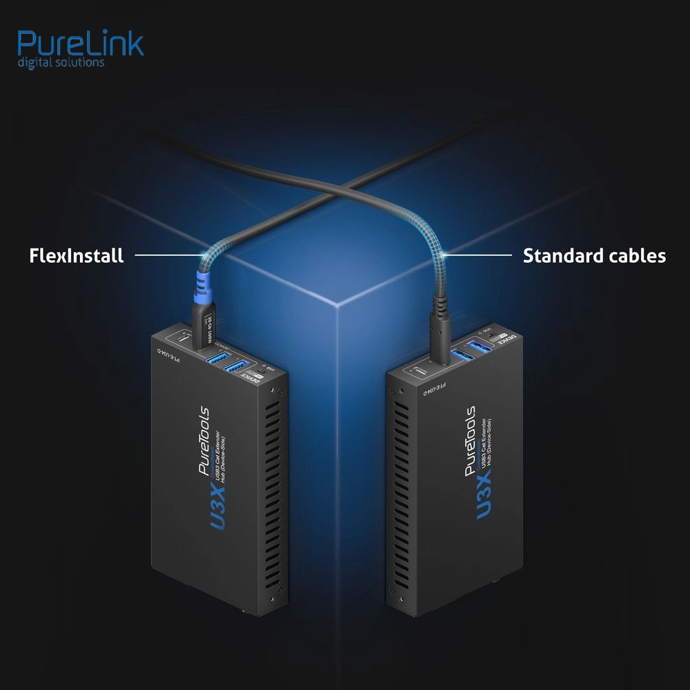 Cabo USB Tipo C 4.0 Gen2 de 20Gbps 100% Cobre de 2 Metros (PURELINK)