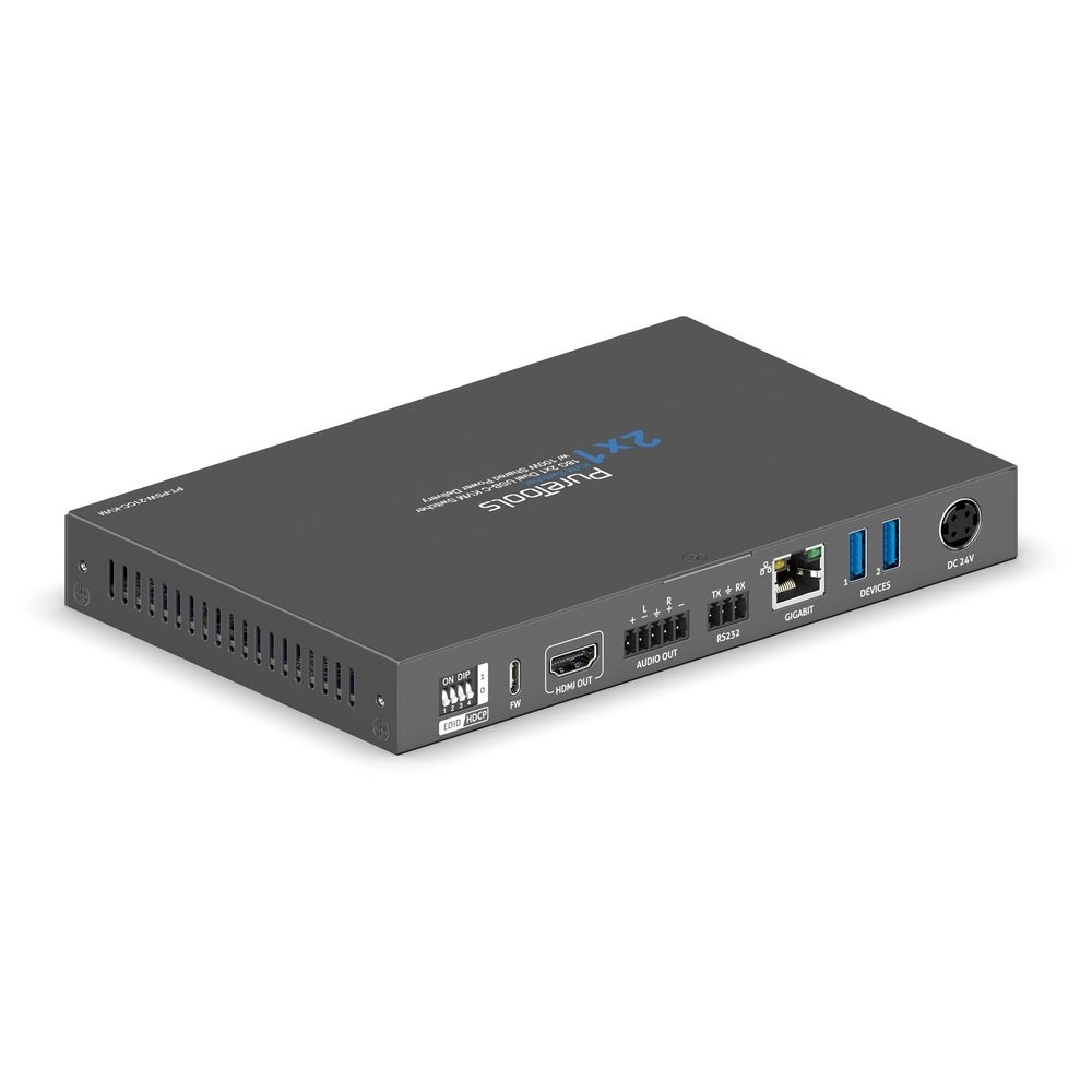 COMUTADOR 2X1 4K 60HZ 18GBPS KVM COM PD DE 100W - USB-C x HDMI E USB-C -  (PURELINK)