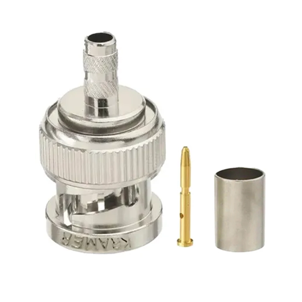 CONECTOR BNC RG59 MACHO PARA CRIMPAR (KRAMER)