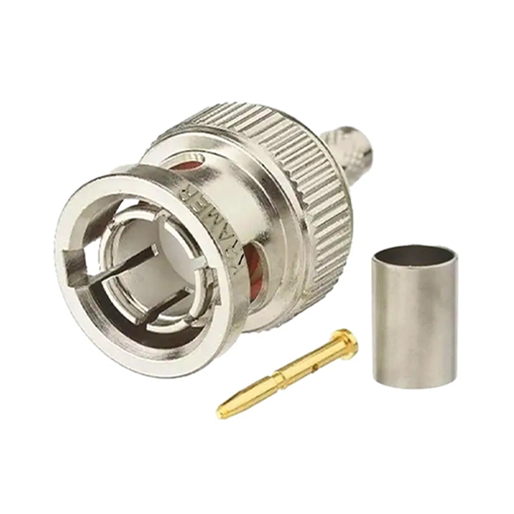 CONECTOR BNC RG59 MACHO PARA CRIMPAR (KRAMER)