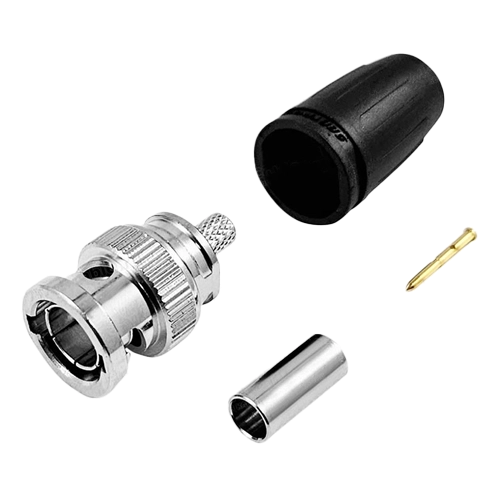 Conector BNC SDI UHD RG6 12G 75 OHM (SEETRONIC)