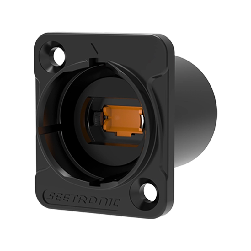 Conector Painel de Fibra Óptica MPO 12 VIAS (SEETRONIC)