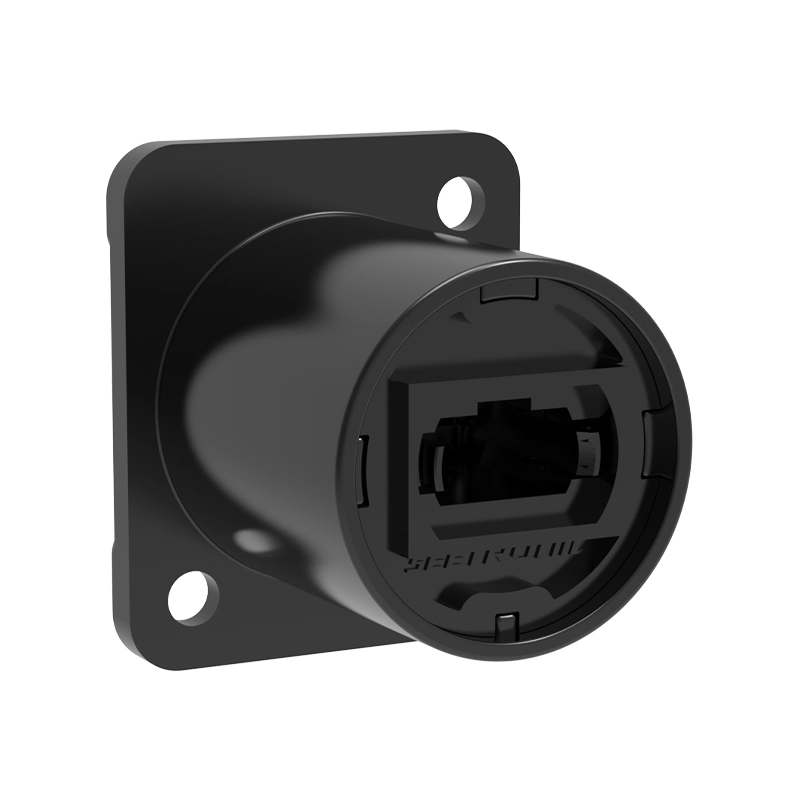 Conector Painel de Fibra Óptica MPO 12 VIAS (SEETRONIC)