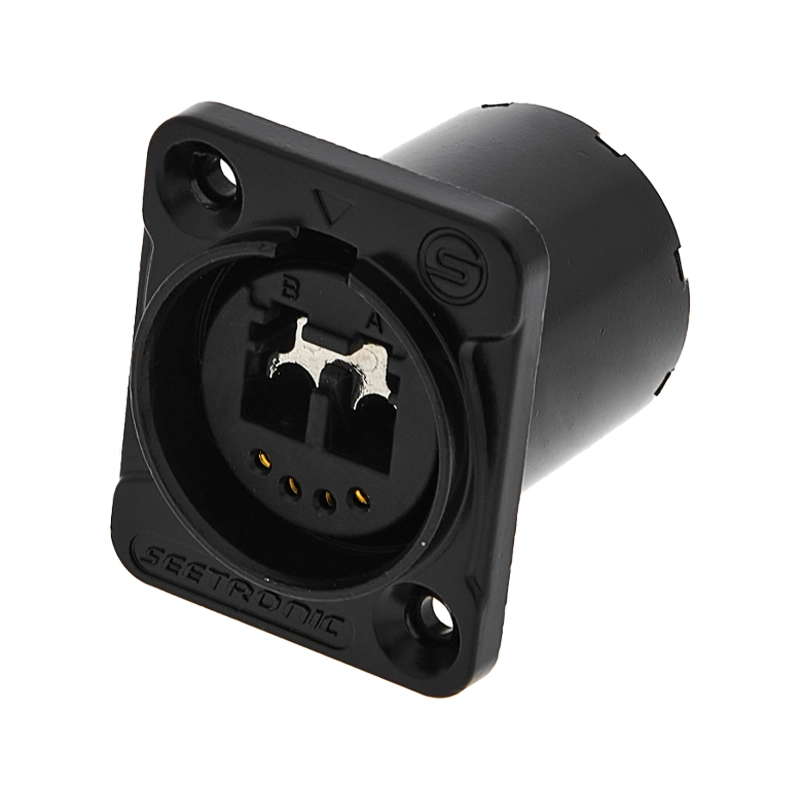 Conector Painel para Fibra Óptica LC de 2 Vias (SEETRONIC)